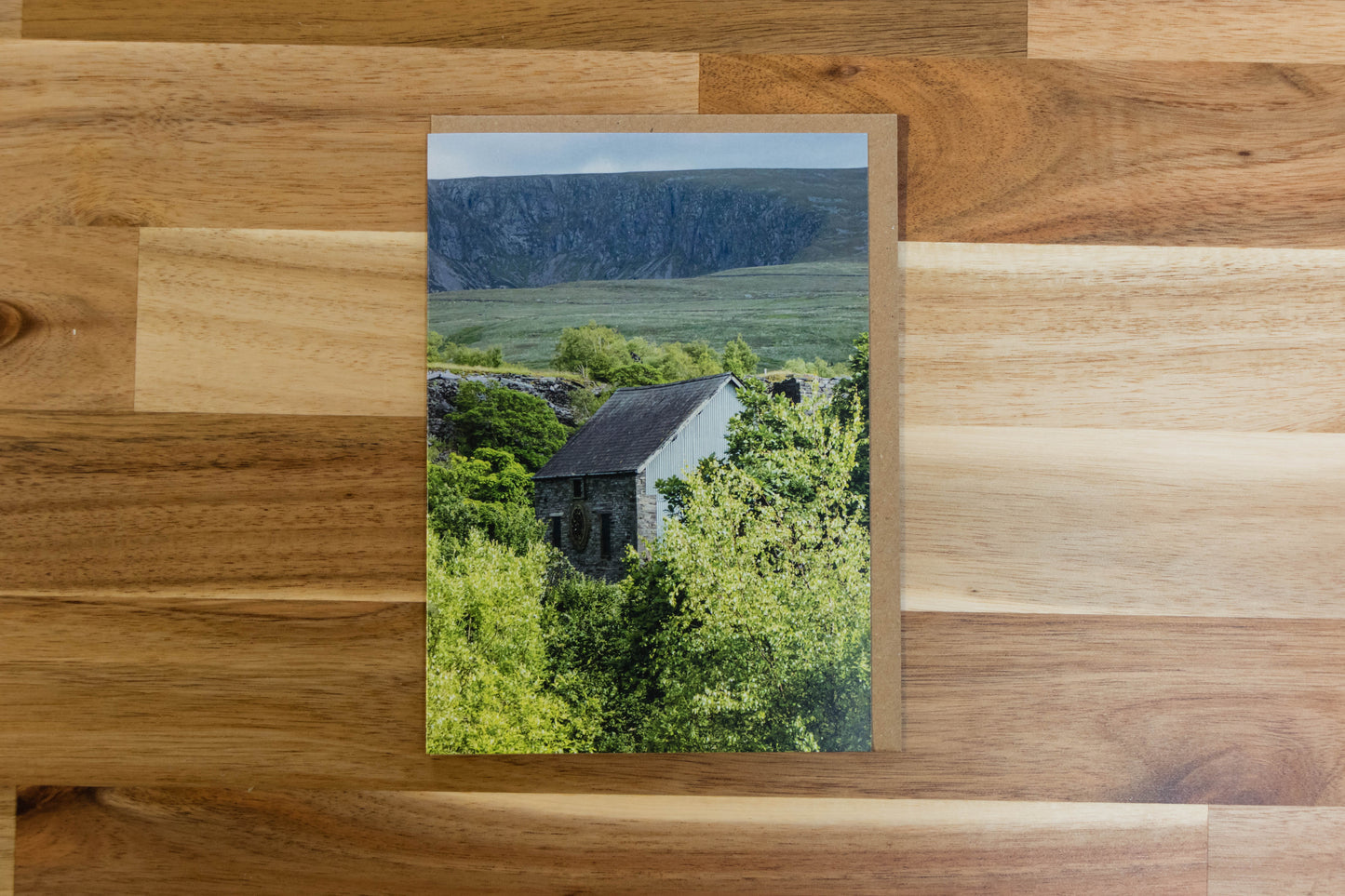 Cornish beam engine greeting card