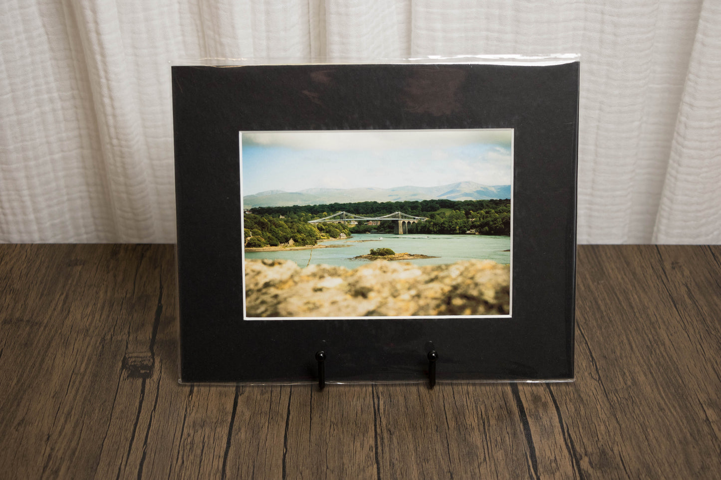 Menai Bridge mounted print