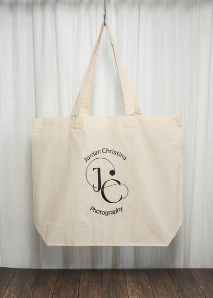 Embroidered tote bag