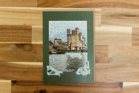 Castell Caernarfon greeting card