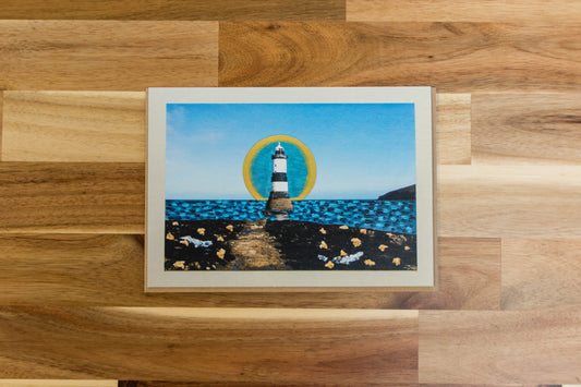 Penmon Lighthouse greeting card