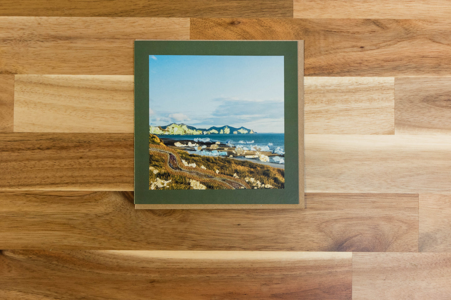Golden Sunset greeting card