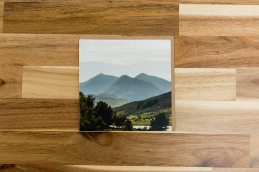 Llynnau Mymbyr greeting card
