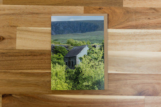 Cornish beam engine greeting card