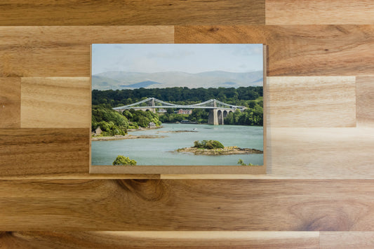 Menai bridge greeting card