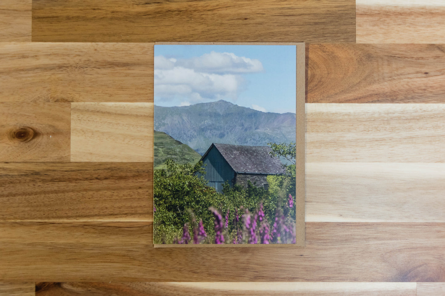Yr Wyddfa from Dorothea quarry greeting card