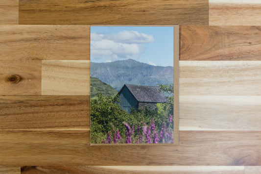 Yr Wyddfa from Dorothea quarry greeting card