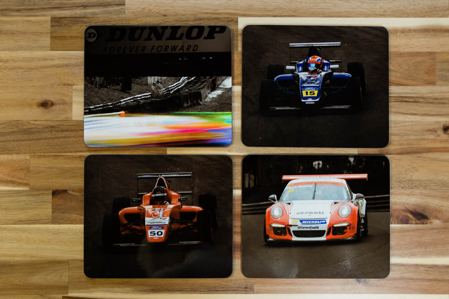 Motor Sport Placemats and coasters set