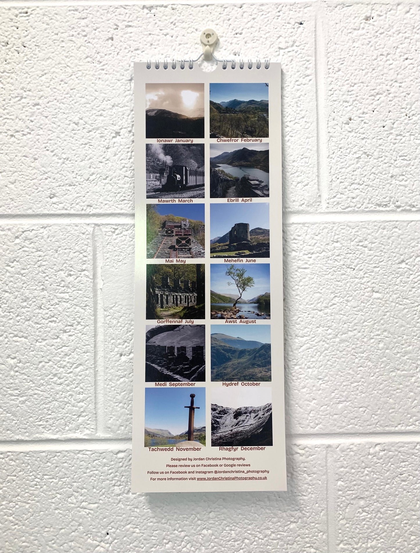 Llanberis Slim Calendar