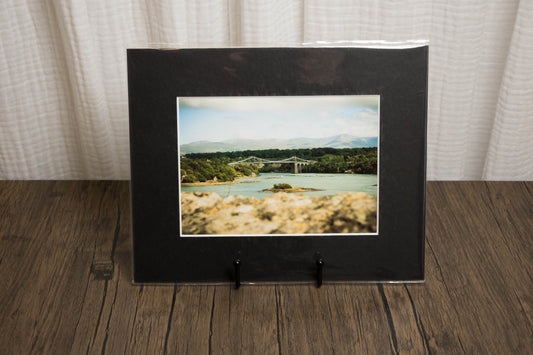 Menai Bridge mounted print